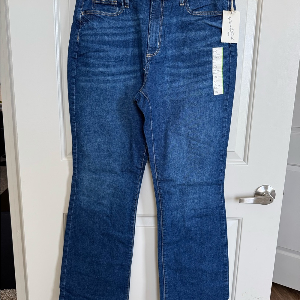 Universal Thread Blue Flare Wide Leg Denim